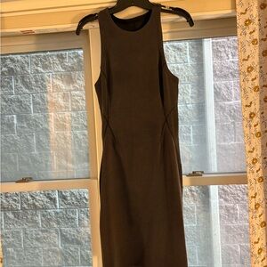 Lululemon Sporty Ribbed Charcoal Mini Dress
